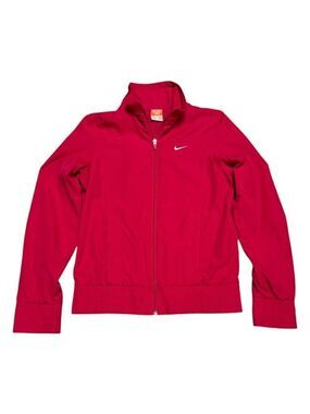 NIKE Pink Lightweight Windbreaker Activewear Bright Running Jacket Womens Small
